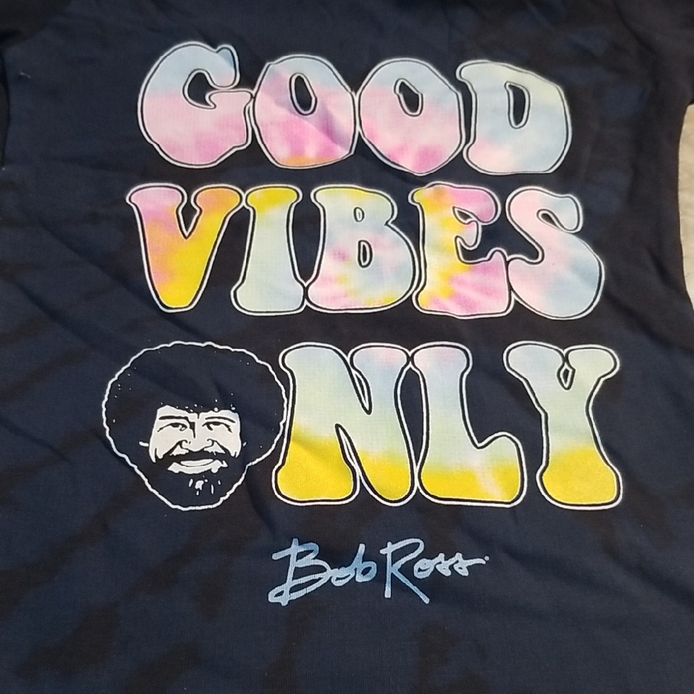 Bob Ross Good Vibes Only Baby Onesie Size L